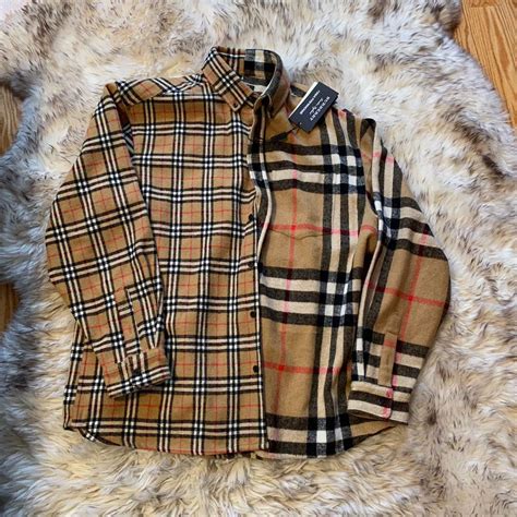 gosha burberry flannel|Burberry × Gosha Rubchinskiy .